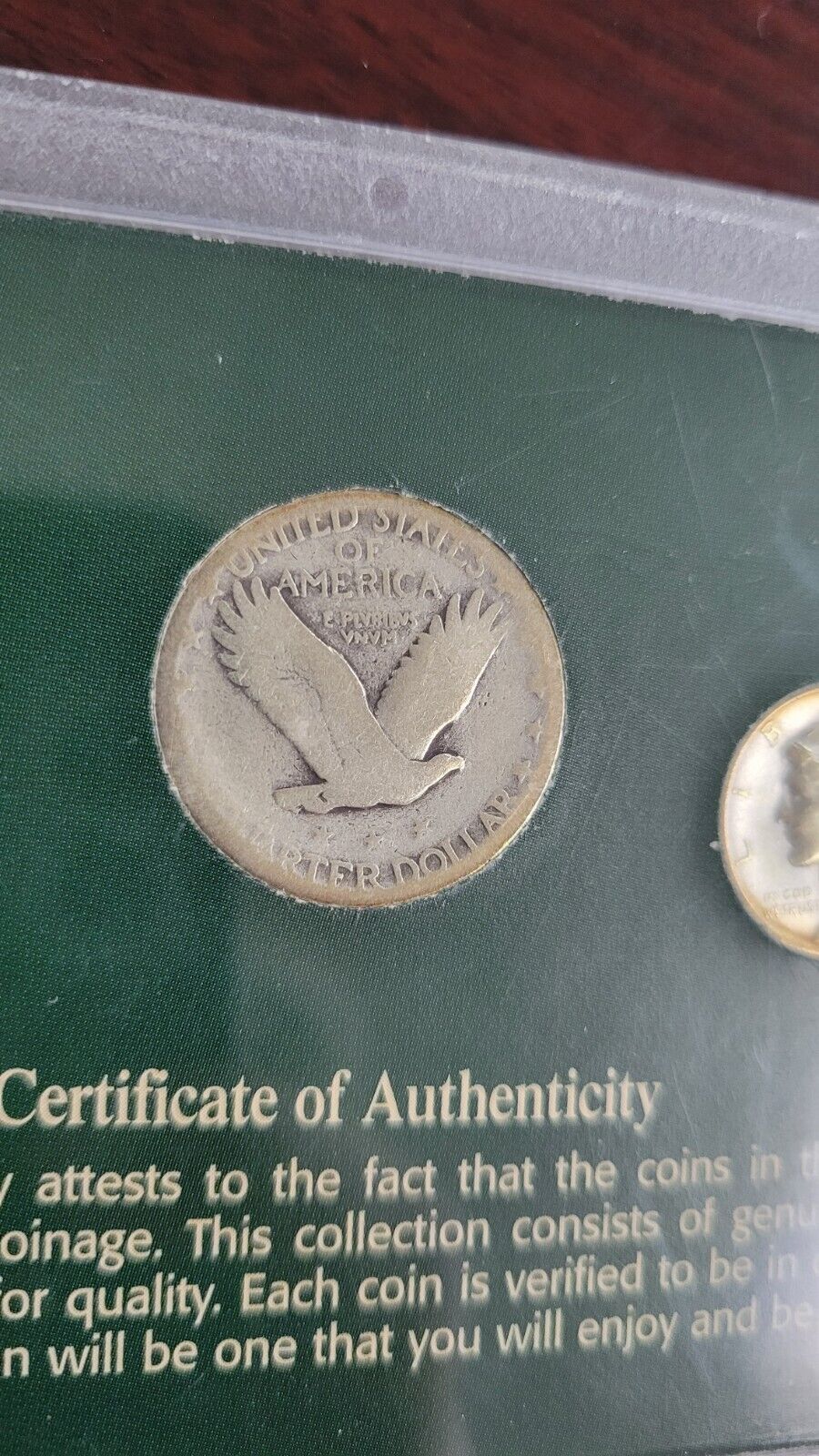 Liberty Coin Collection Mercury Dimes & Standing Liberty Quarter Encapsulated