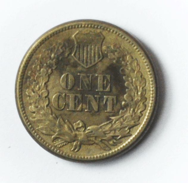 1860 1c Indian Head Penny One Cent US Philadelphia Copper