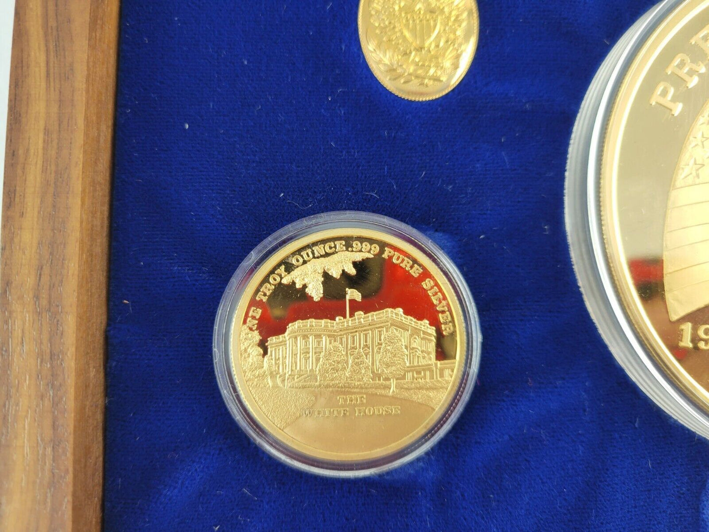 The Washington Mint 1993 Bill Clinton Pound Inaugural .999 Fine Silver 17oz.