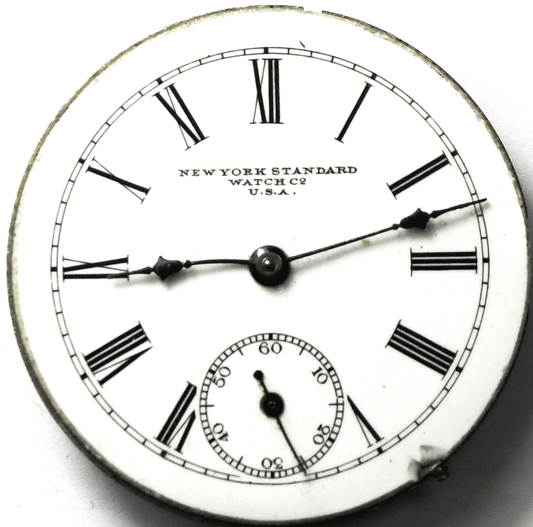New York Standard Size 6 LS Pocket Watch Grade 44