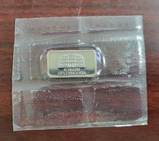 DISCONTINUED Geiger Edelmetalle 10 Gram Generation 1 Silver Bar Rare w/package