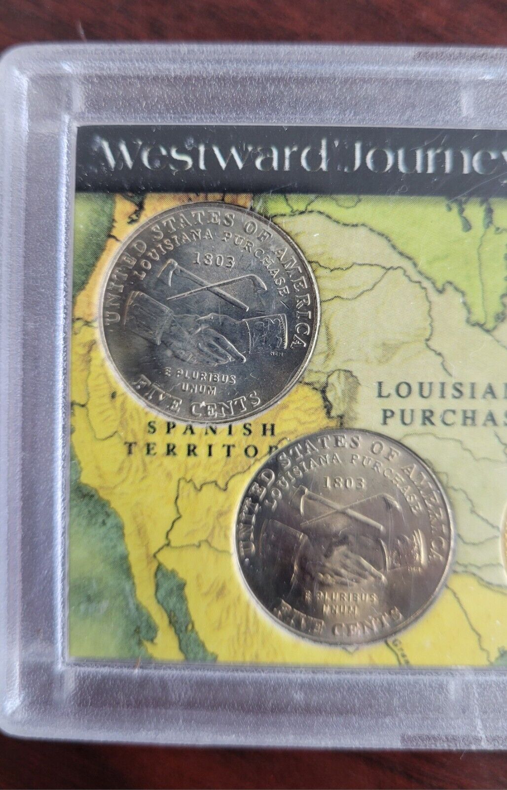 2004 P & D Westward Journey Nickel Set In Holder From Whitman