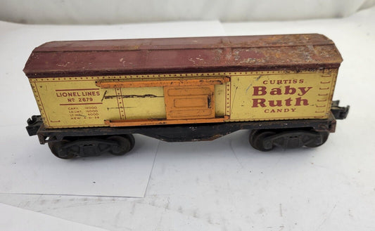 Vintage Lionel Prewar No. 2679 Baby Ruth Box Car O Guage