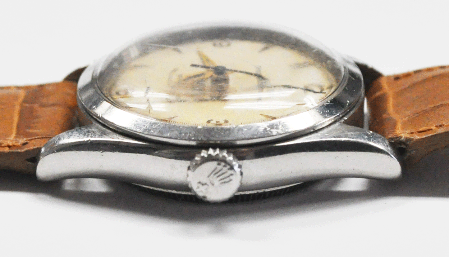 1950's Vintage Men's Tudor Oyster Prince Self Winding 7909 Automatic 34