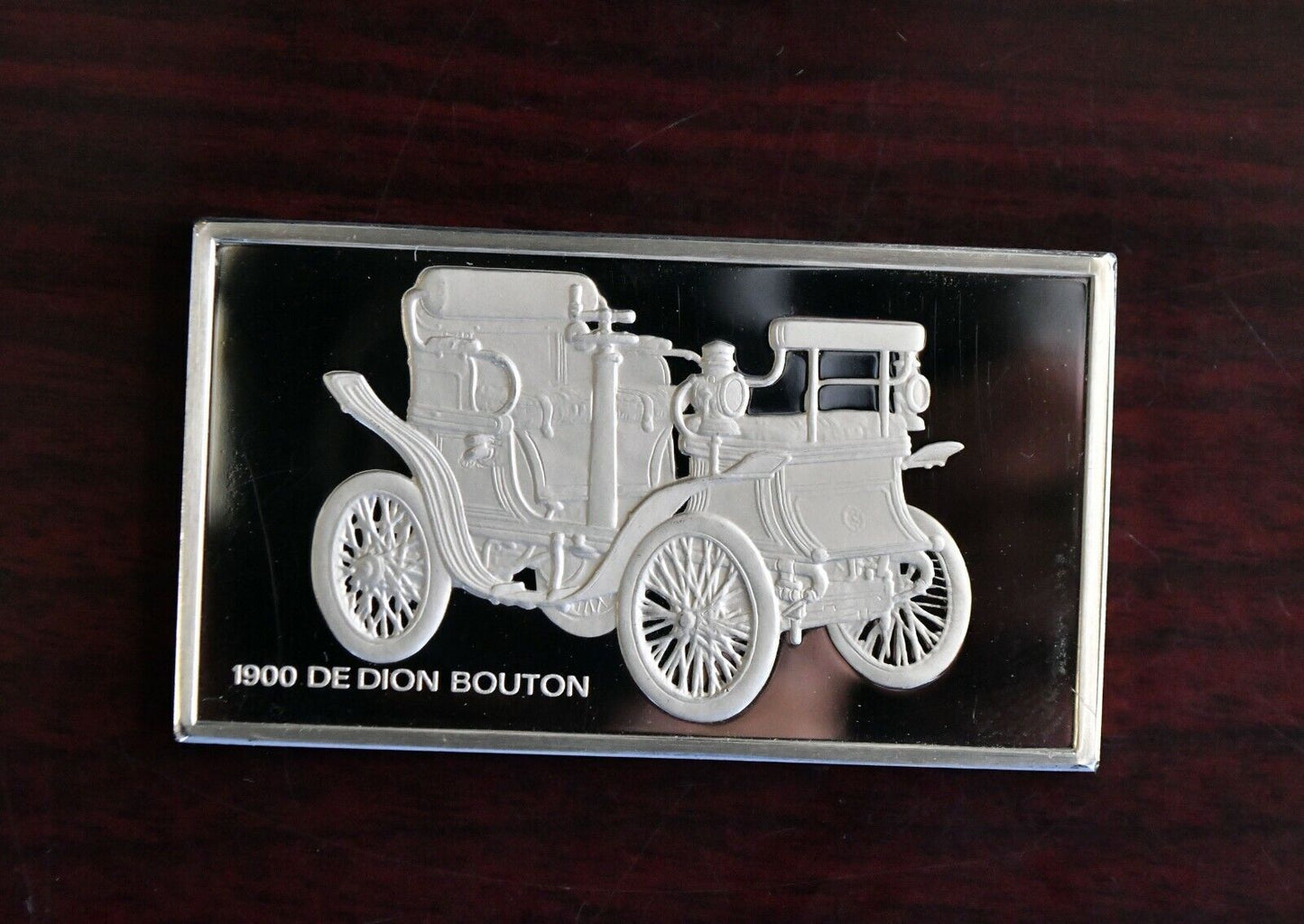 1900 De Dion Bouton Centennial Car Ingot Collection Sterling Franklin Mint Bar