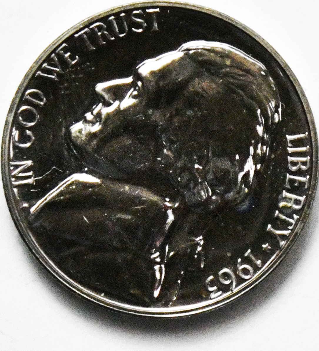 1963 5c Jefferson Proof Nickel Five Cents Gem Uncirculated