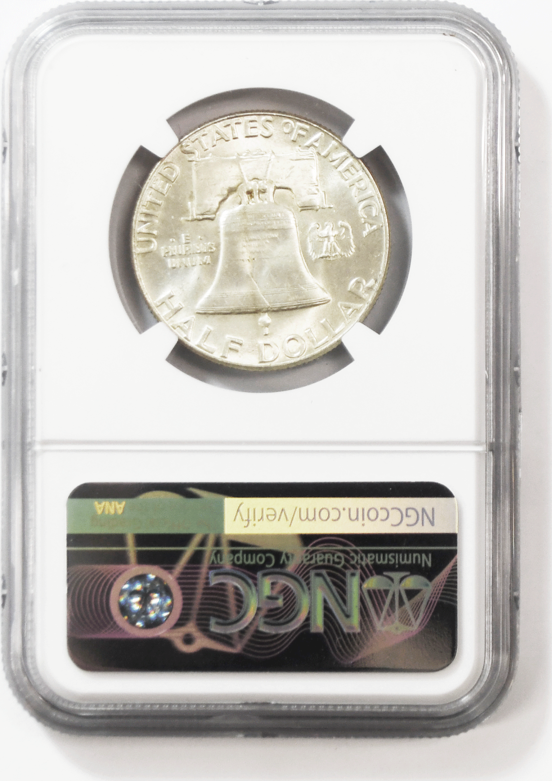 1954 50c Franklin Silver Half Dollar NGC MS64 Philadelphia FS-401 Bugs Bunny