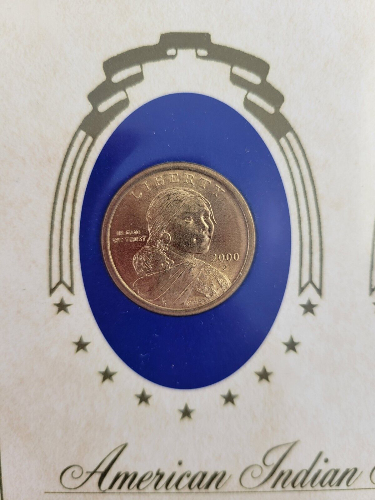 US Commemorative Fine Art Gallery American Indian Head Coins Set