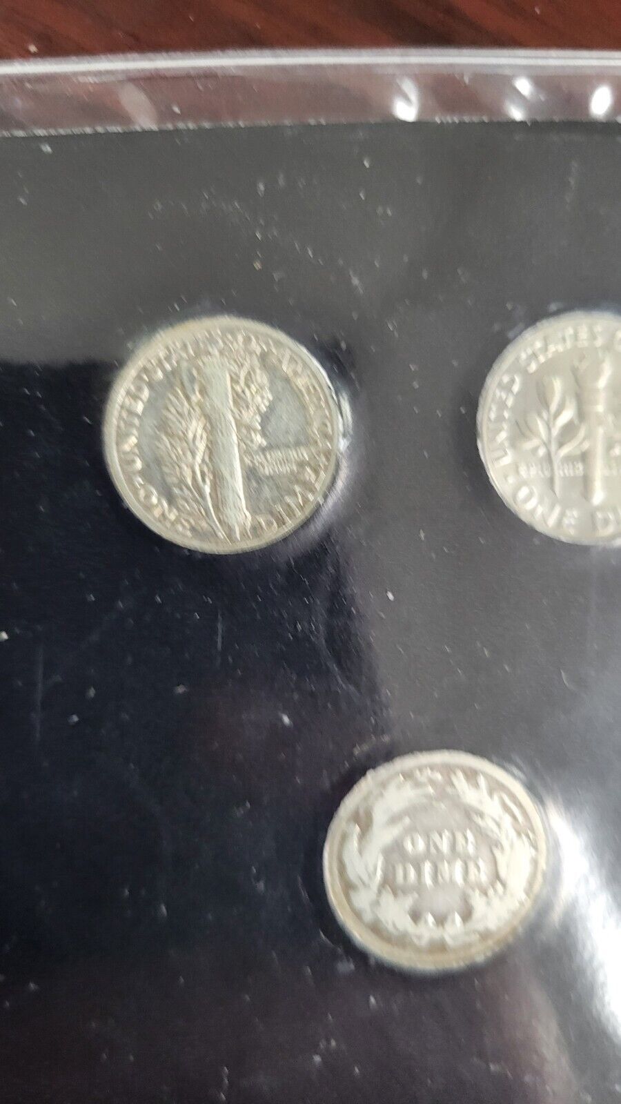 American Dimes of the 20th Century 3 Coin Set From The Morgan Mint 90% Silver