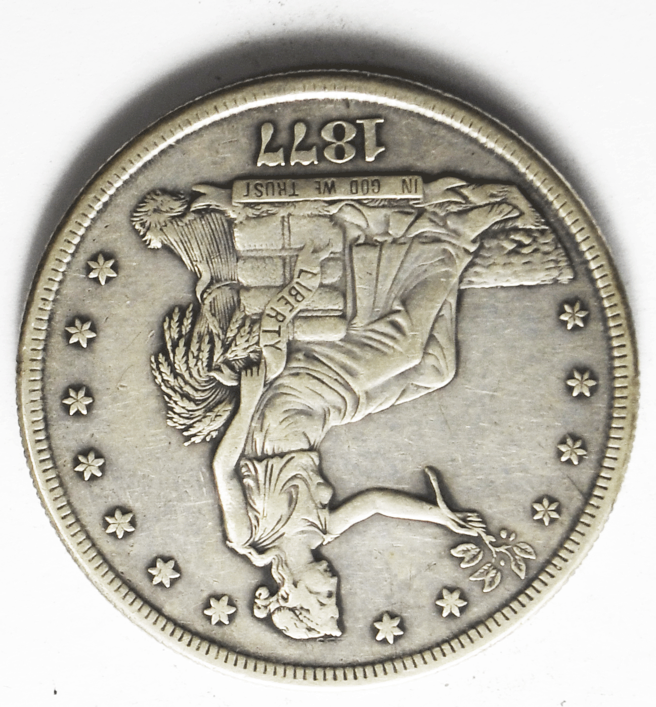 1877 S $1 US Trade One Dollar  San Francisco