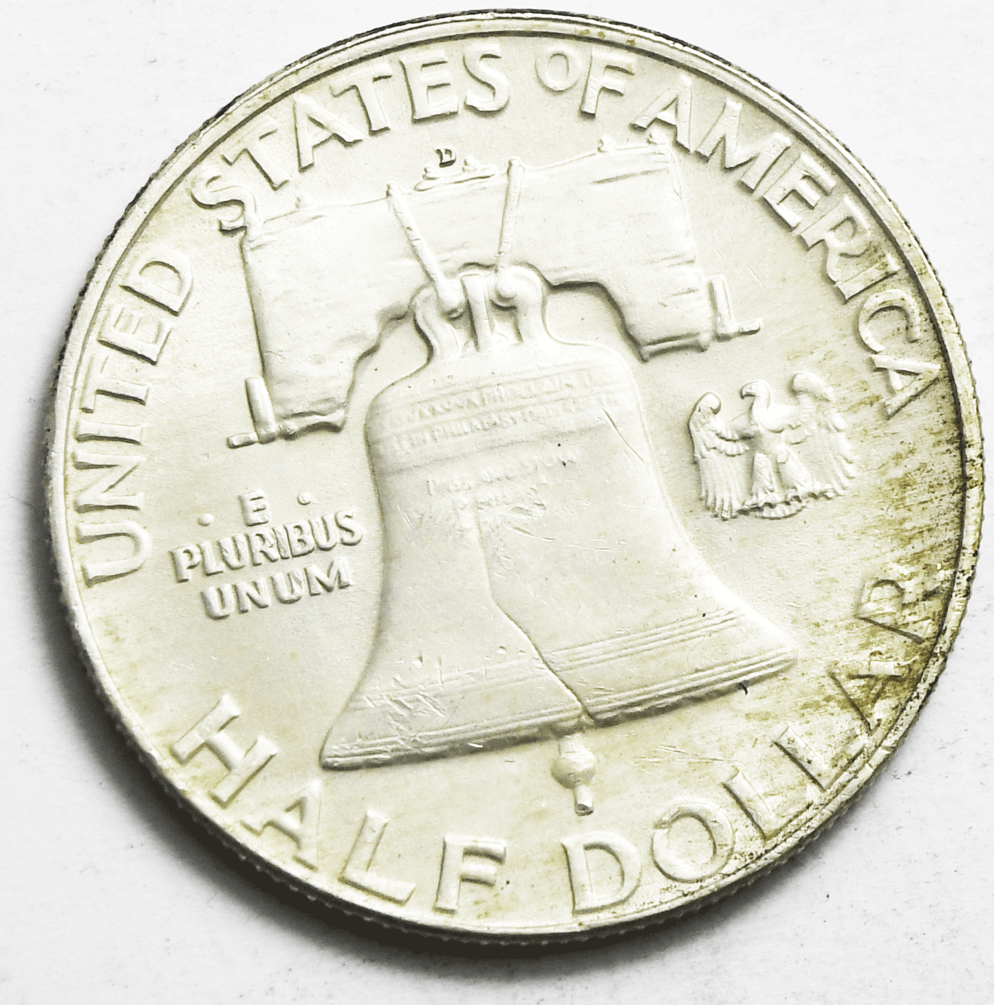 1952 D 50c Franklin Silver Half Dollar Fifty Cents Denver Uncirculated Full Bell