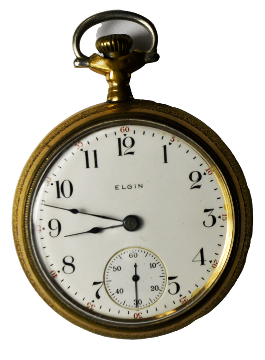 1911 Elgin Size 18 Grade 288 Open Face 20yr GF Pocket Watch