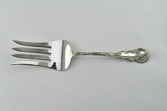 Colbert by Frank Smith Sterling Silver 8 1/8" Large Cold Meat Serving Fork 1.9oz