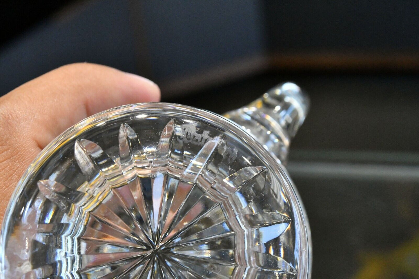 Lismore by Waterford 24% Lead Crystal Hand Cut Creamer 4 1/2"