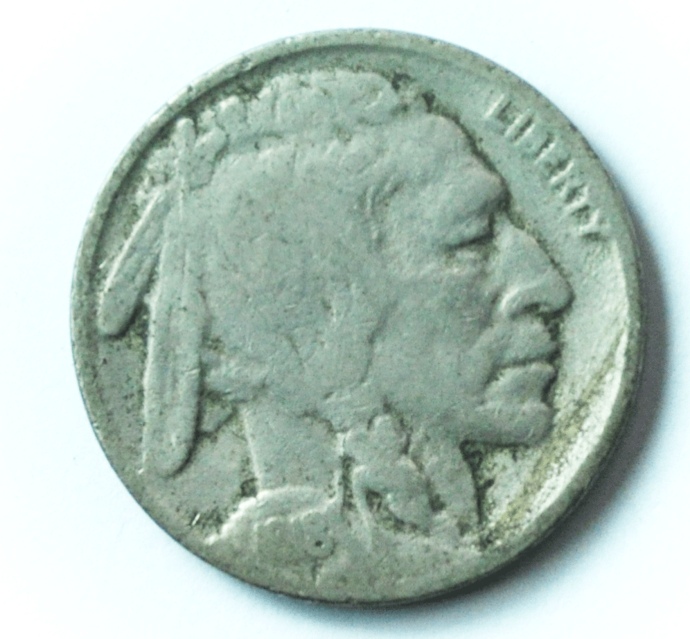 1918 S 5c Buffalo Nickel Five Cents US San Francisco Rare