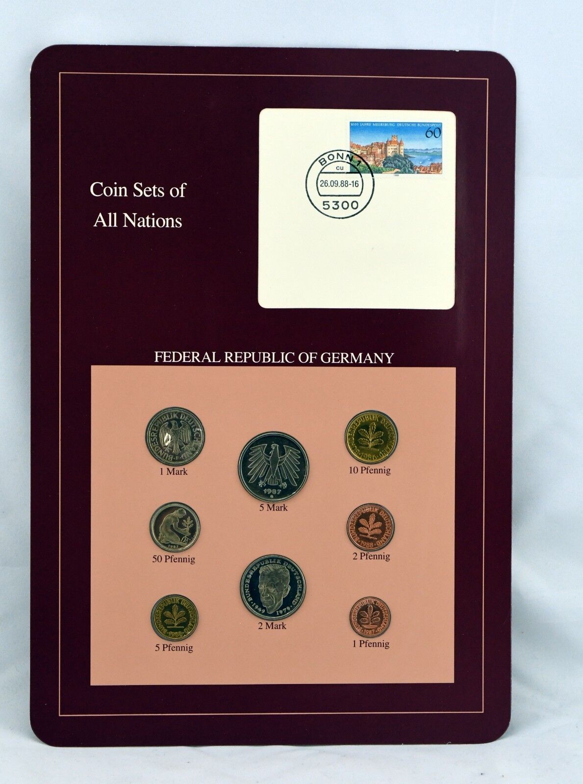 Coin Sets of All Nations Franklin Mint Federal Republic of Germany 1979, 86, 87