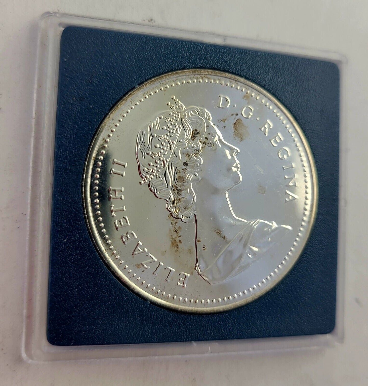 1886-1986 Canada Commemorative Silver Dollar Vancouver Centennial .375 ASW