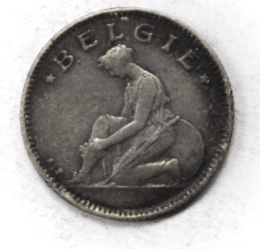1928 Belgium 50 Fifty Centimes KM# 88