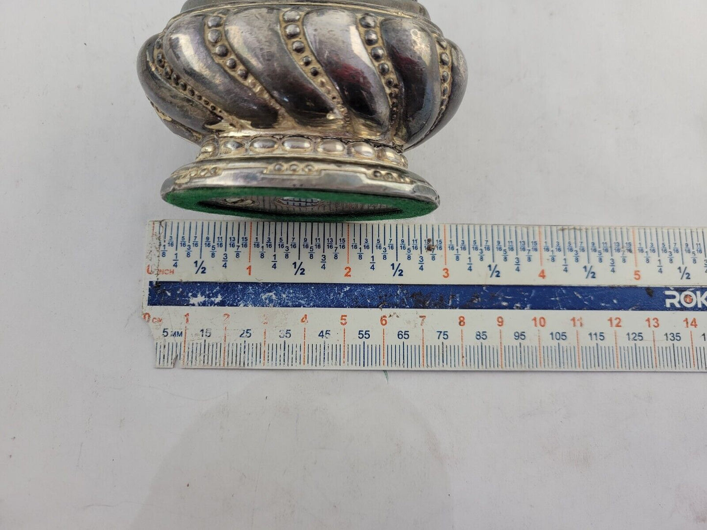 2 Pairs of Collectible Silver Plated Ronson Crown & Decanter Table Lighters