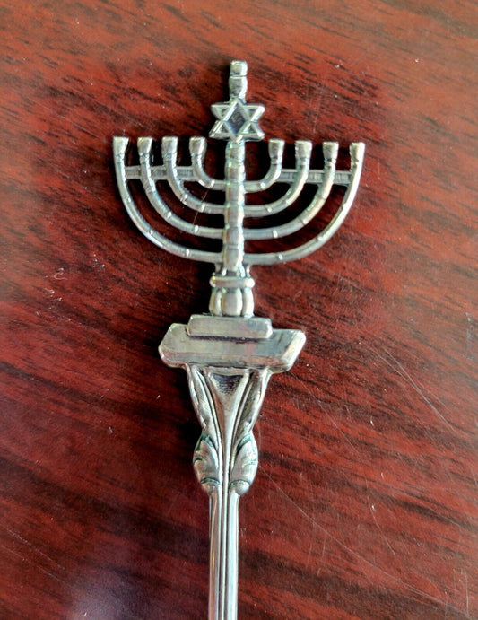 Vintage Silverhuys 90 - 9 Branch Silver plate Souvenir Spoon 4 7/8"