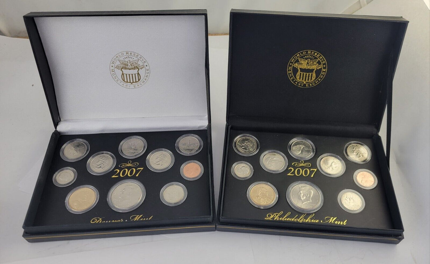 2007 Philadelphia & Denver Mint Coin Set World Reserve Monetary Exchange