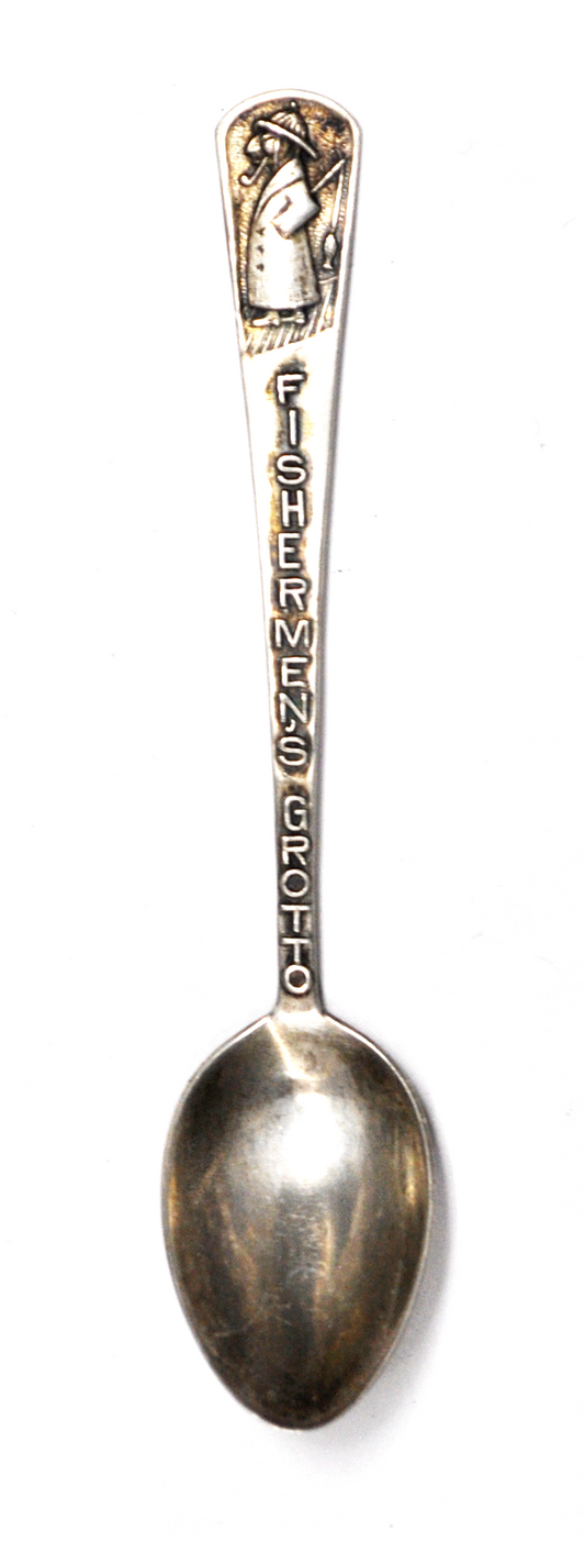 Sterling Silver Maisels Tijuana Mexico Souvenir Spoon 4-3/8" Cactus Mule