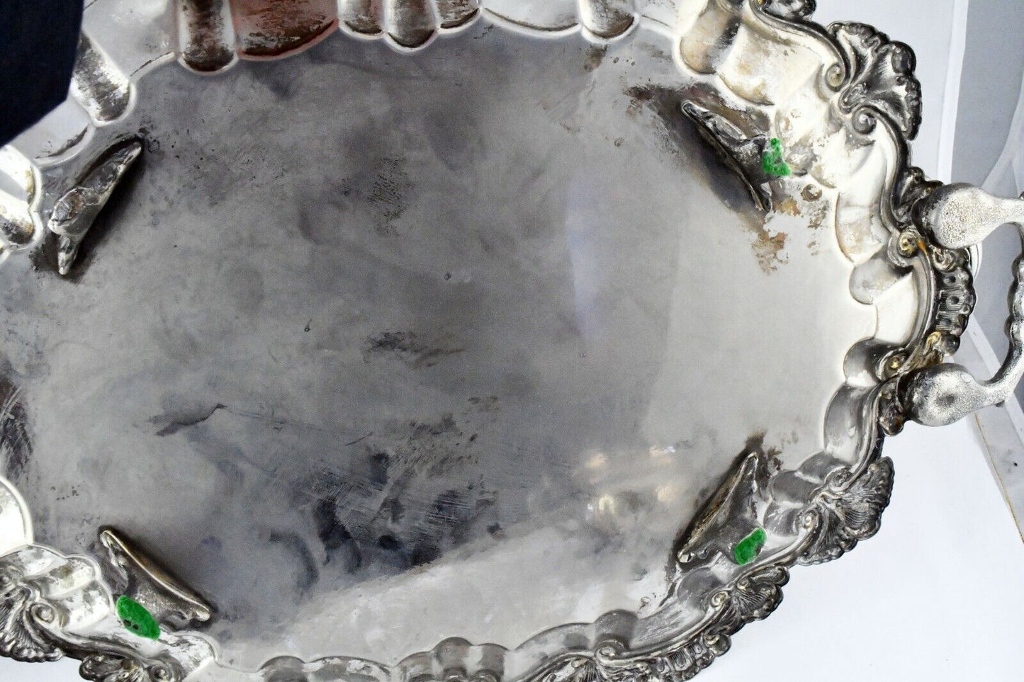 Silver Plate Complete 6pc. Floral Coffee and Tea Set