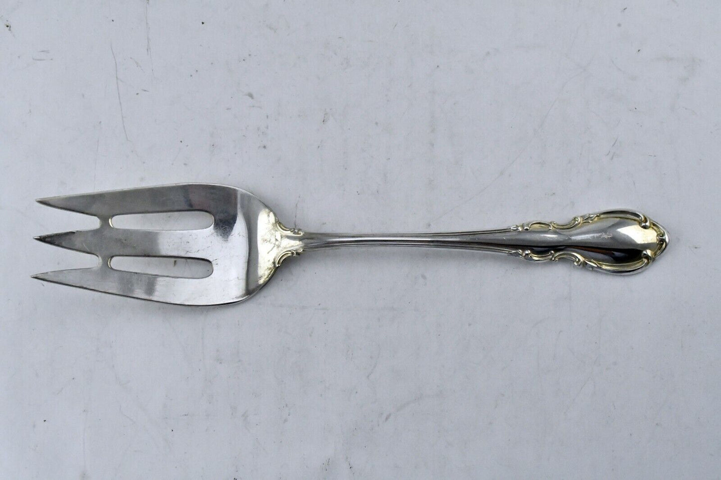 Legato by Towle Sterling Silver 9" Large Cold Meat Serving Fork 2.7 oz.