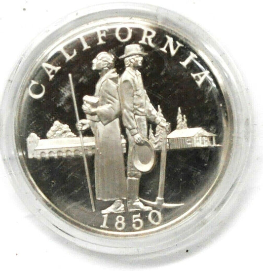 California Proclaim Liberty Throughout Land Franklin Mint Sterling Proof 39mm