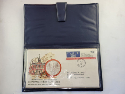 1974 First Continental Congress Bicentennial Commemorative Medal Sterling