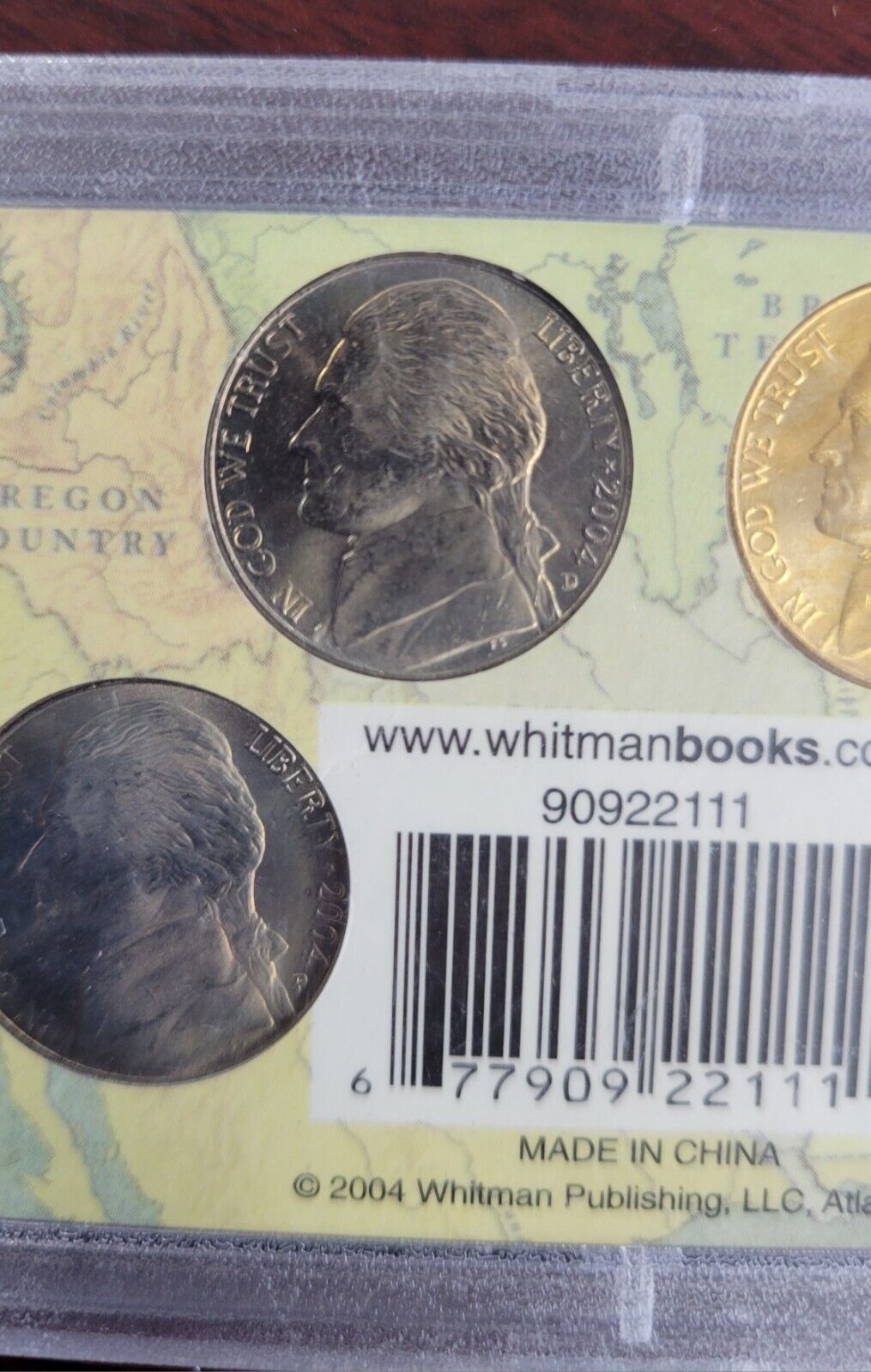 2004 P & D Westward Journey Nickel Set In Holder From Whitman