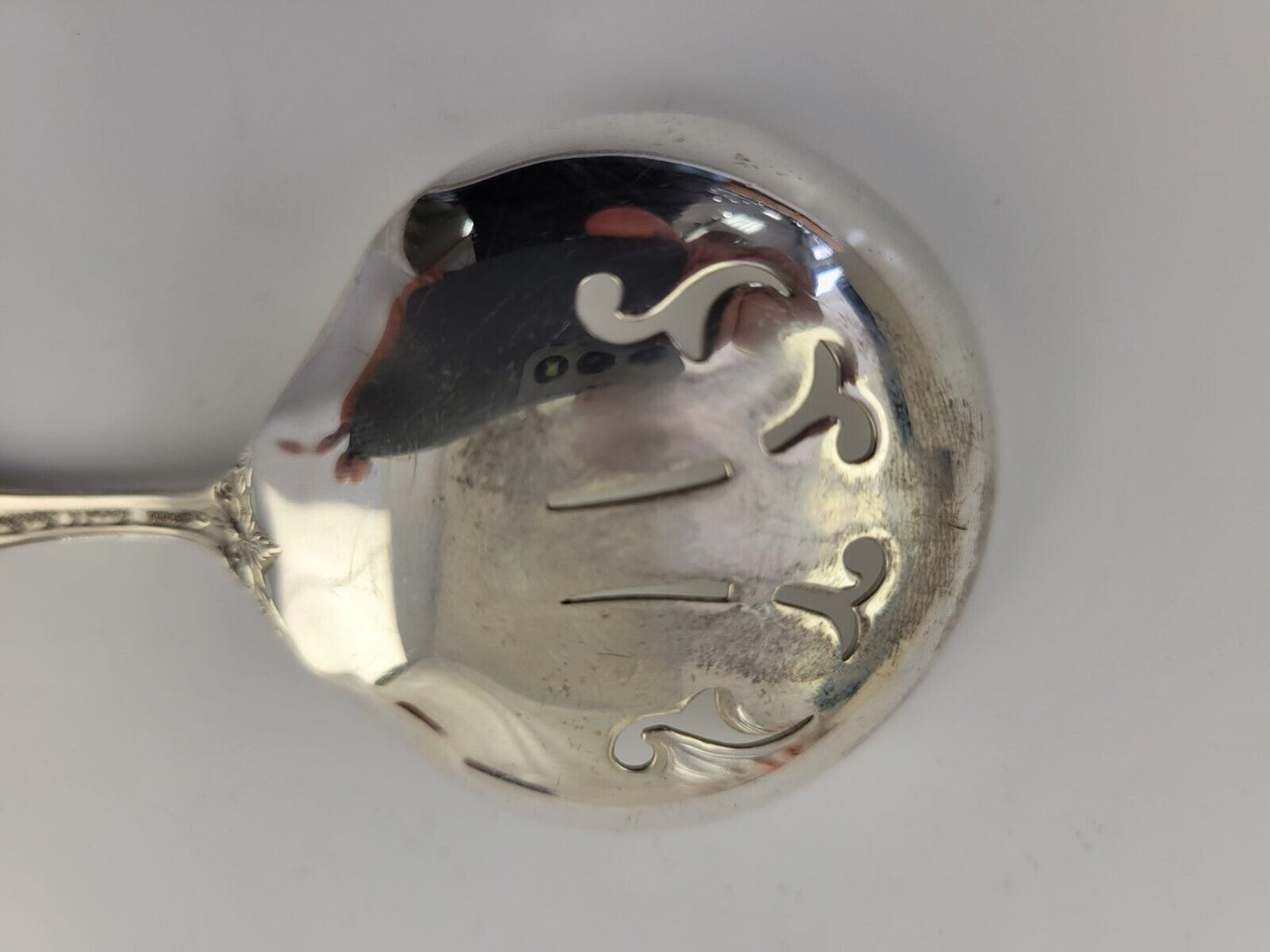 Reed & Barton Francis I Sterling Silver 1oz. Bon Bon Pierced Spoon 4 5/8"