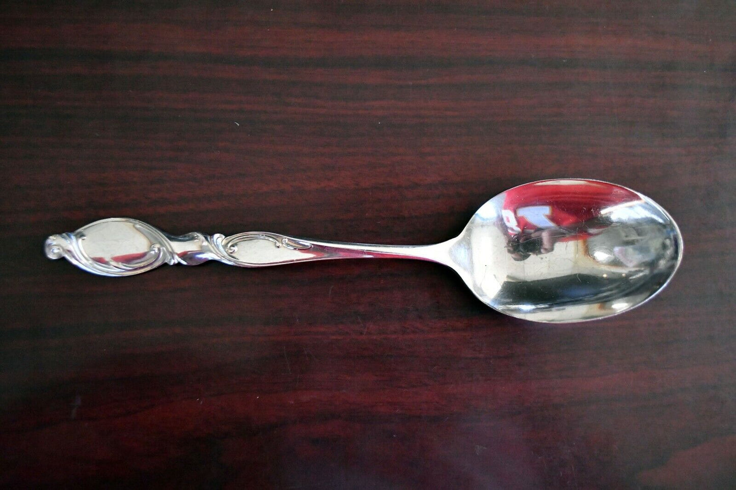 Silver Swirl by Wallace Sterling Silver 8 5/8" Solid Serving Table Spoon 2.2oz.