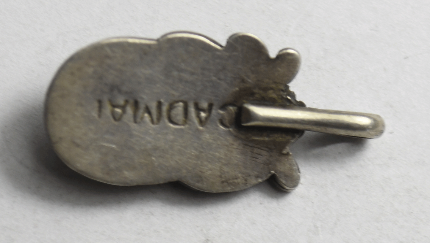 Sterling Silver Cadman MOP Teardrop Pendant 29mm  x 13mm