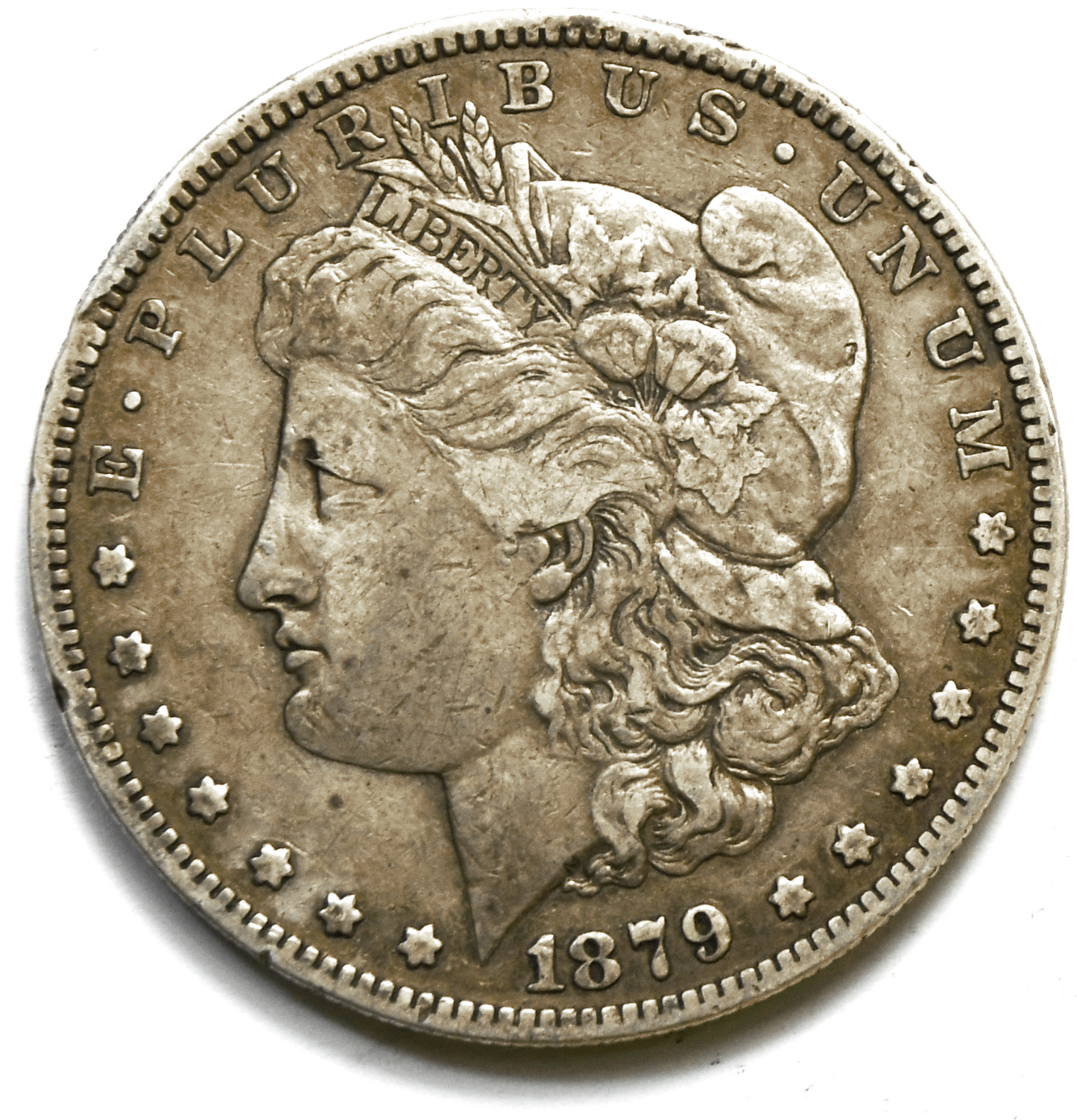 1879 S $1 Morgan Silver One Dollar US Coin San Francisco 78 Reverse VAM 51