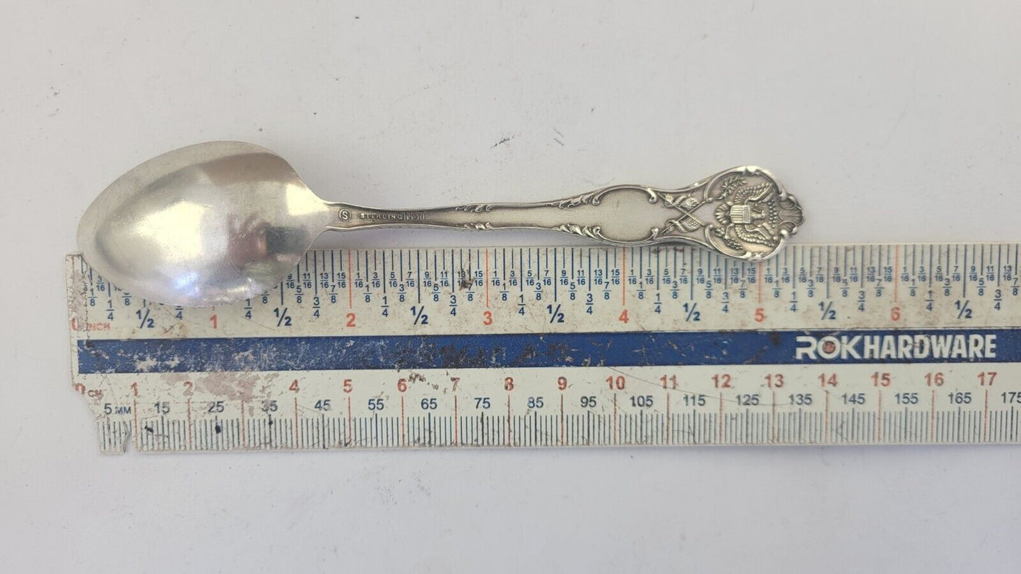 Lebanon Indiana High School Sterling 5 3/8" Souvenir Spoon .57oz. By Shepard