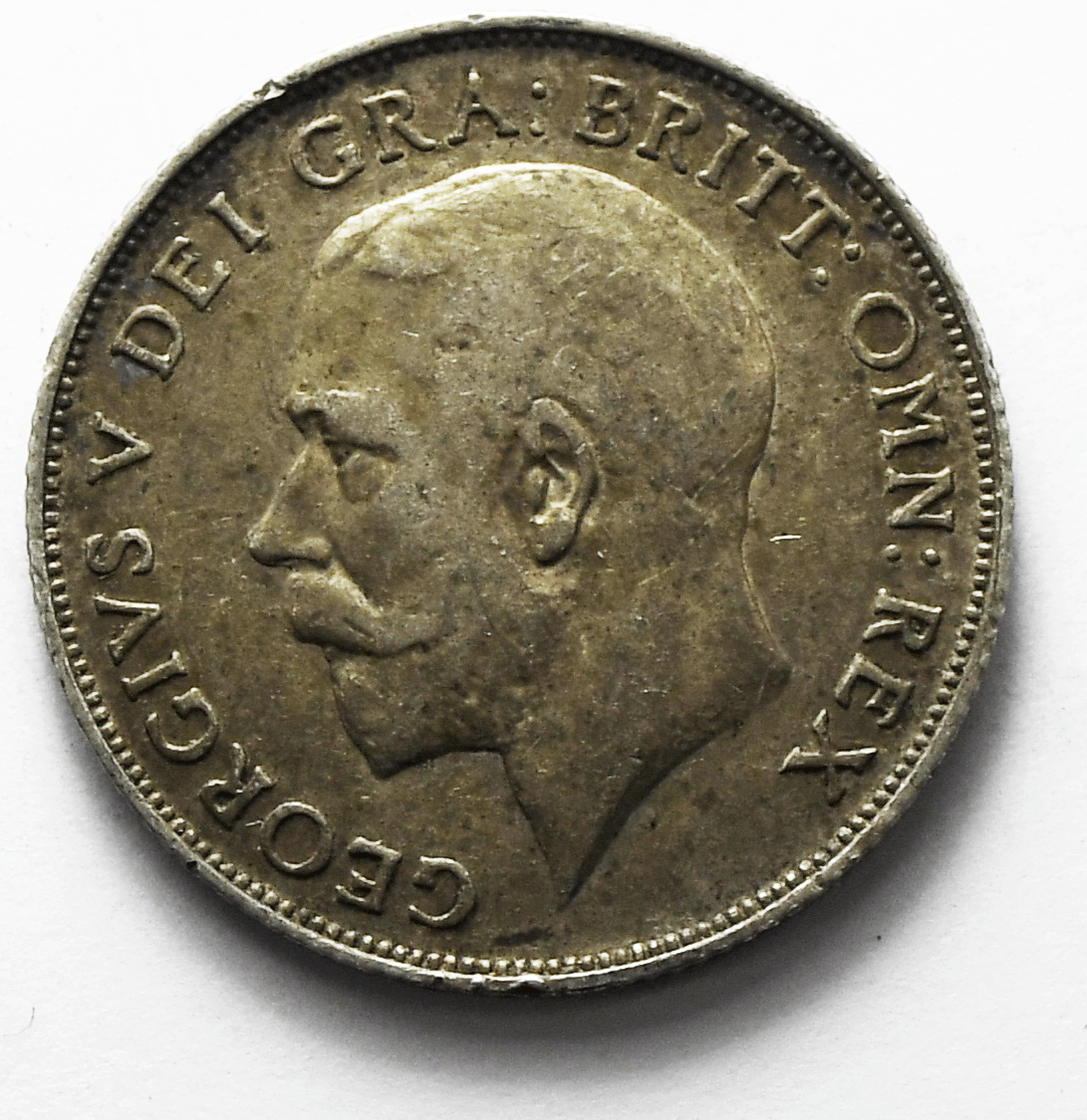 1911 Great Britain Silver One Shilling Silver Coin KM# 816