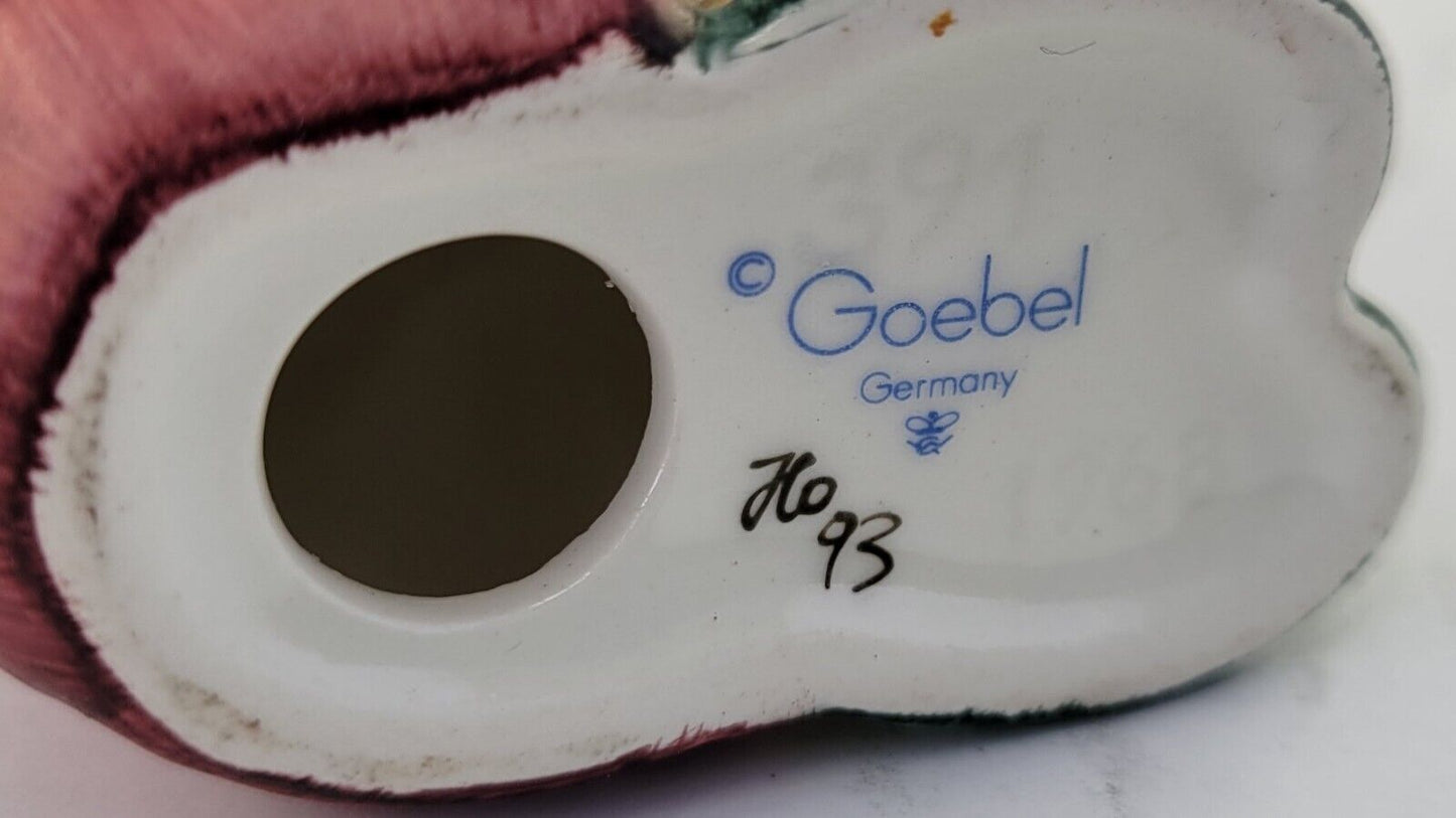 Hummel Goebel #391 Girl Playing Horn Trumpet Figurine 1968 Germany TMK 7