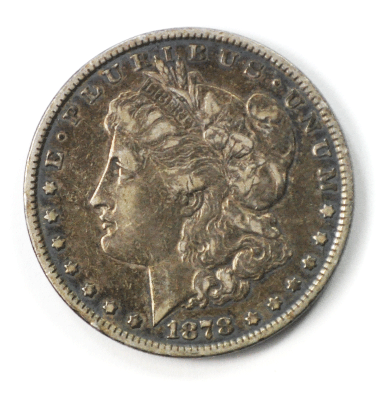 1878 7TF 78 Rev $1 Morgan Silver One Dollar VAM 113 Philadelphia Flake on Cheek