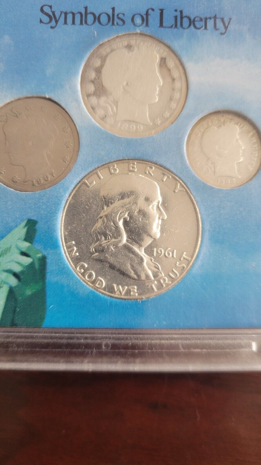 THE AMERICANA SERIES COIN SET Symbols Of Liberty Half, Quarter,  Dime,  Nickel