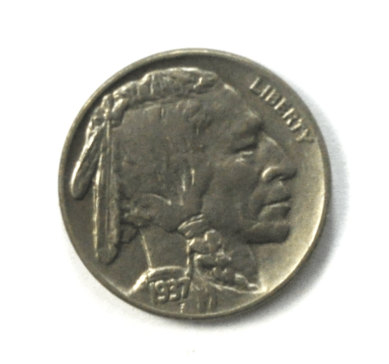 1937 5c Buffalo Nickel Five Cents US Uncirculated