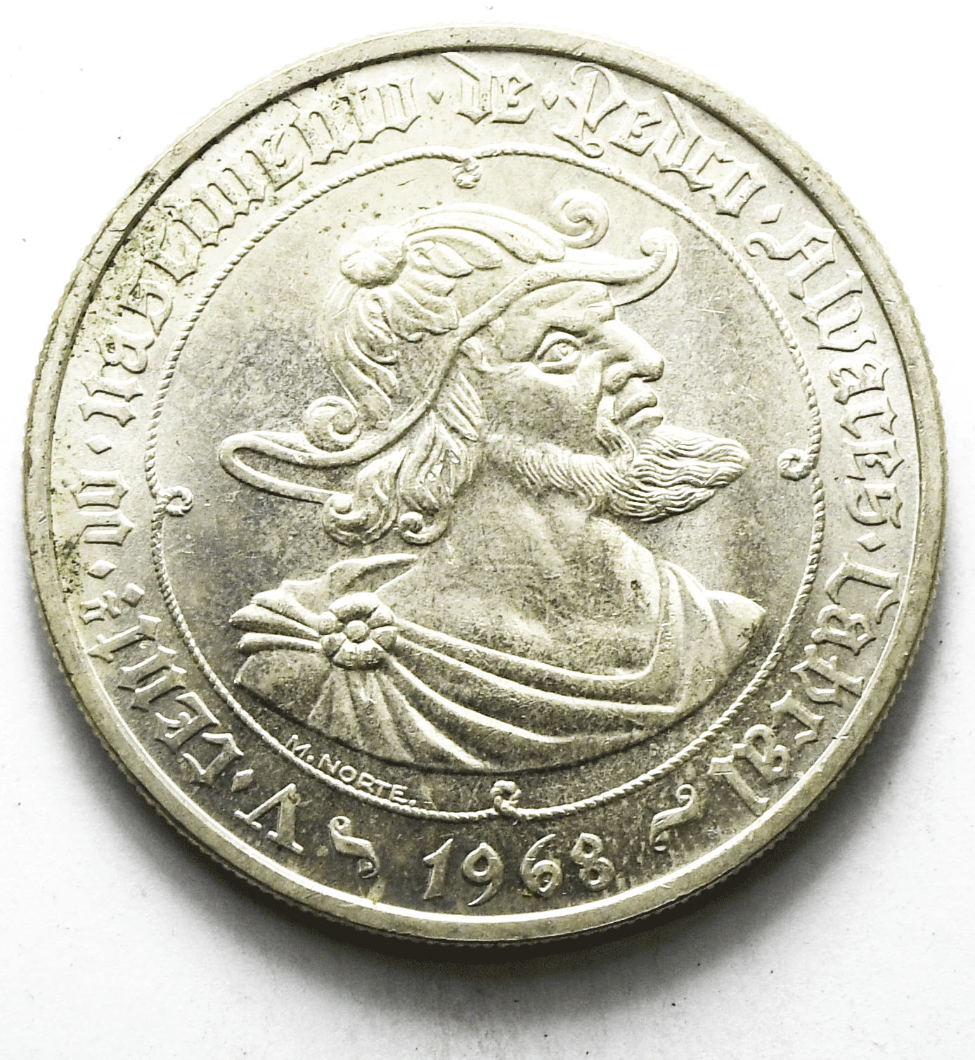 1968 Portugal 50 Escudos KM# 598 Uncirculated