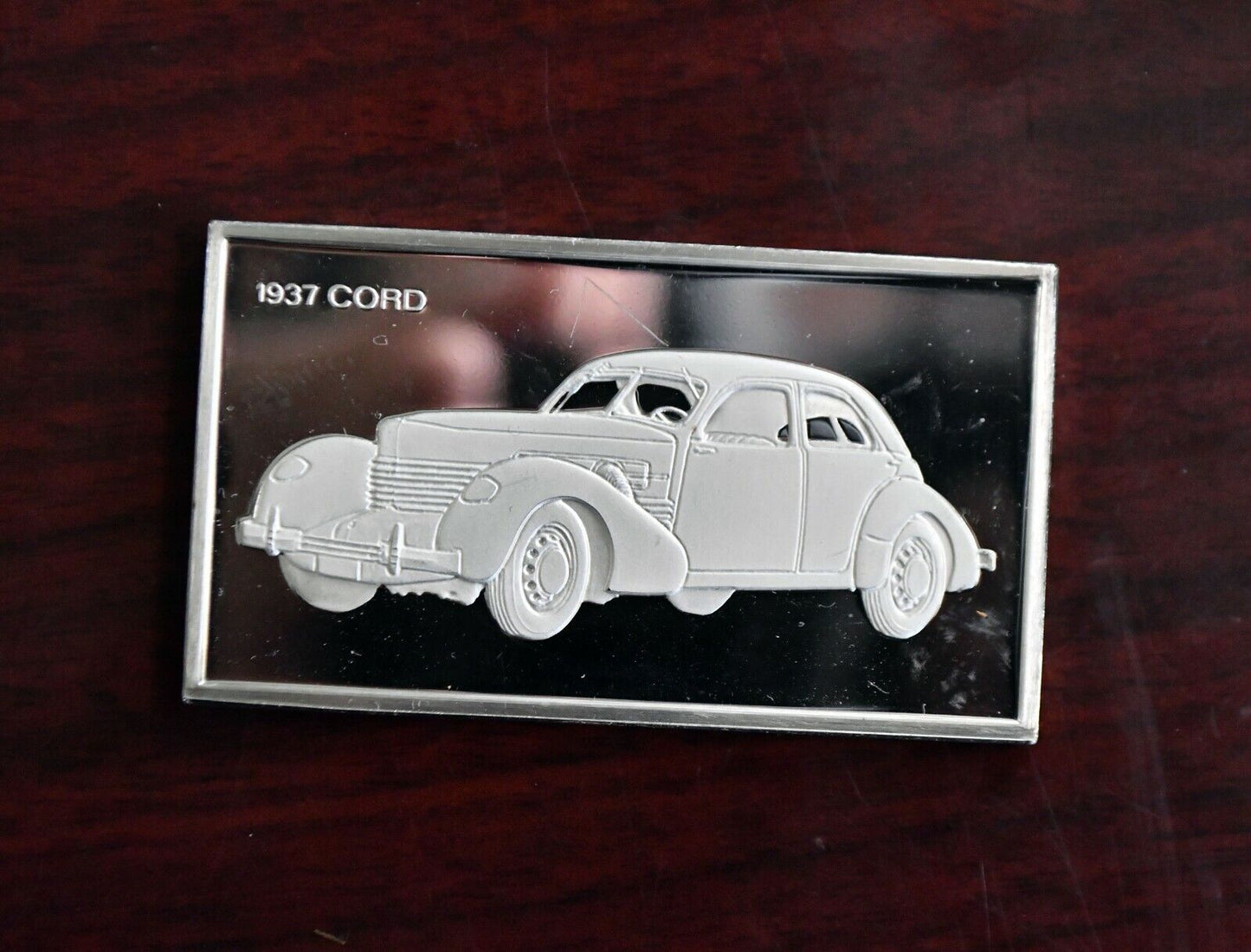 1937 Cord Centennial Car Ingot Collection 1000 Grains Sterling Franklin Mint