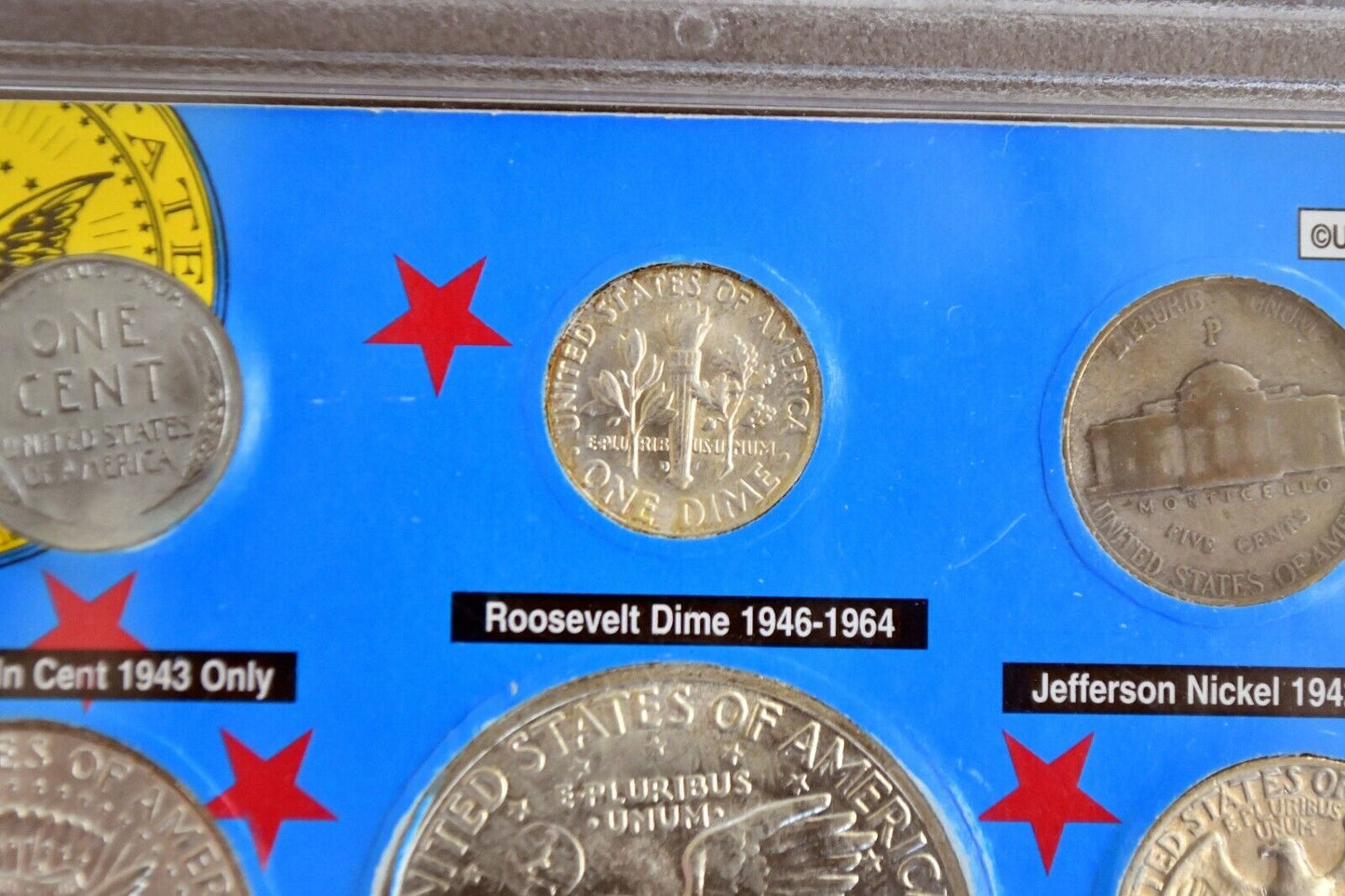 The Honored Presidents Coin Collection 6pc. 90%, 40% 35% Silver Coinage