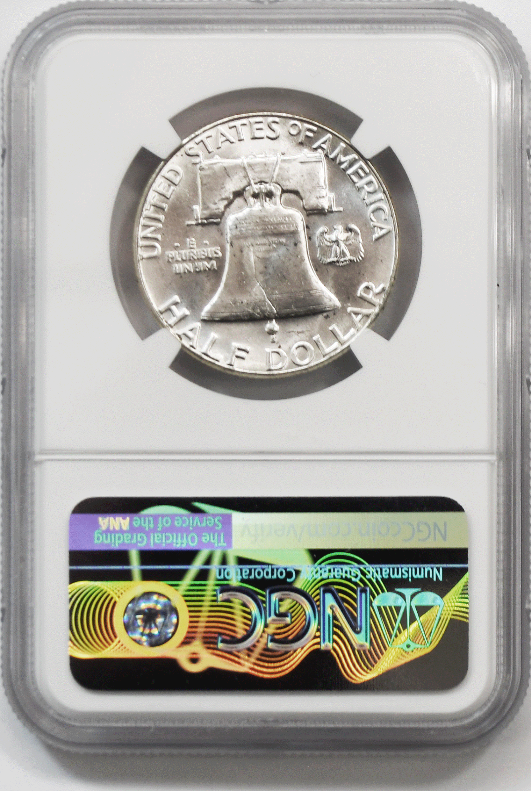1963 50c Franklin Silver Half Dollar Fifty Cents NGC MS65