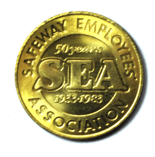 SEA 50 Years Safeway Employee's Association Medal 32mm