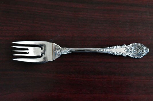 Sir Christopher by Wallace Sterling Silver 6 3/8" Solid Salad Fork 1.2 oz.