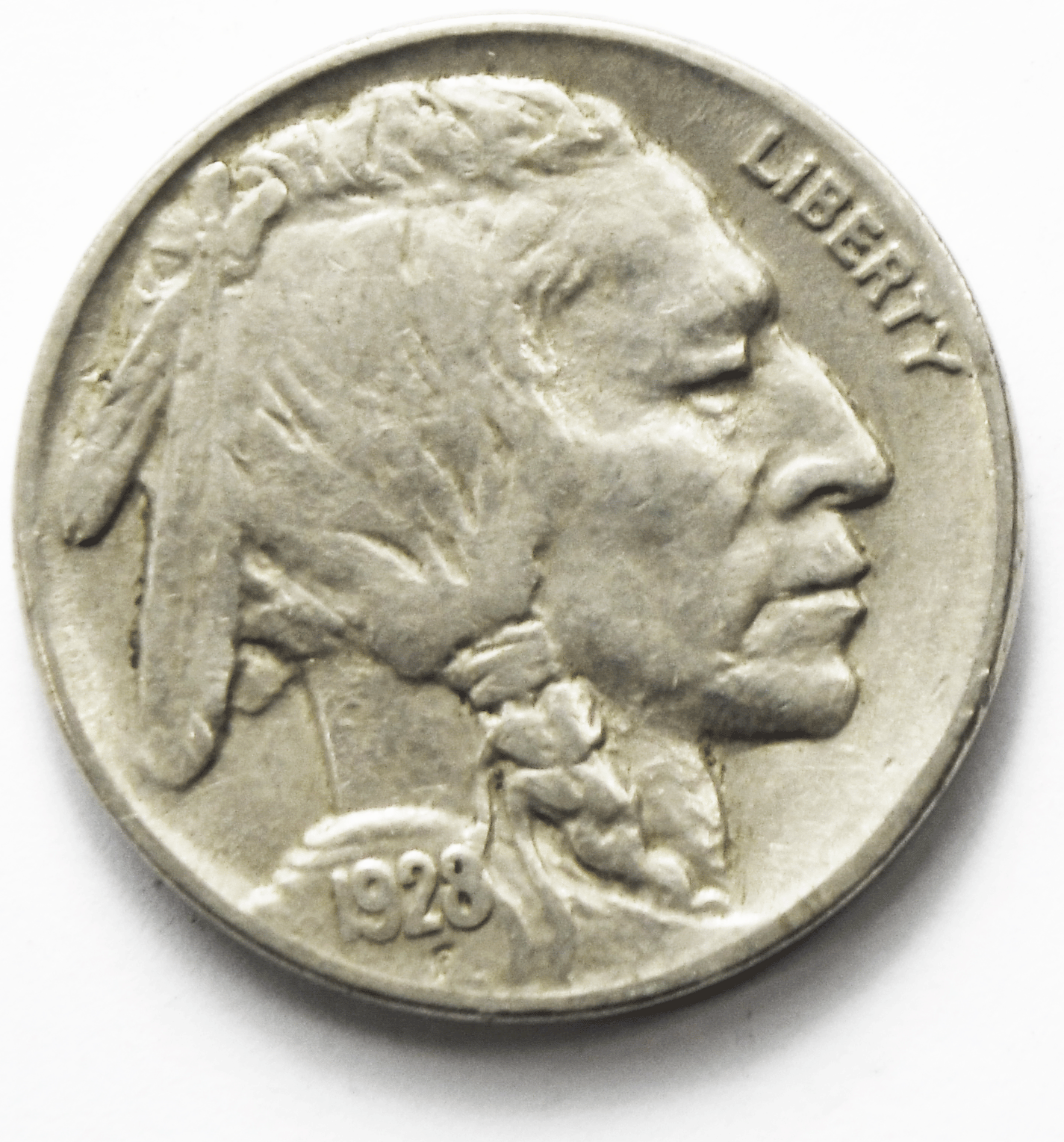 1928 5c Buffalo Nickel Five Cents Philadelphia