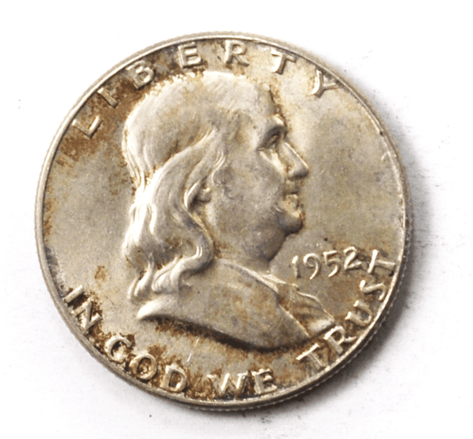 1952 50c Franklin Silver Half Dollar Fifty Cents Philadelphia