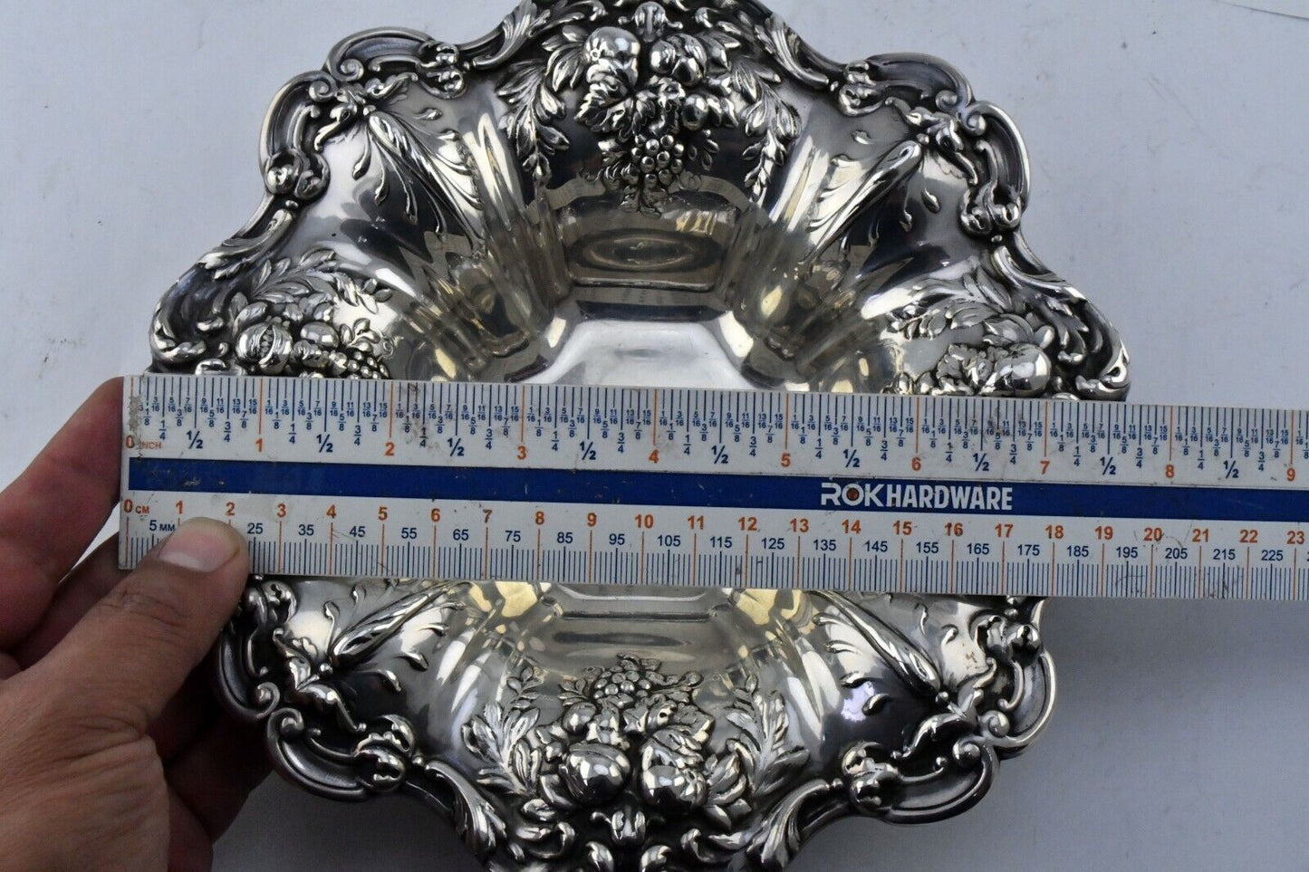 8" Francis I by Reed & Barton Sterling X569 Serving Nut Bon Bon Dish 9.6oz.